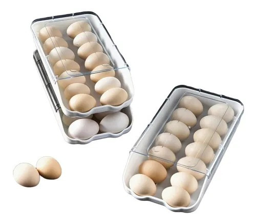 Miniatura 2 de Organizador De Huevos Tapa Transparente